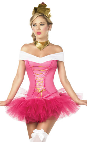 コスチューム LEP6189 Sleepless Beauty Fantasy Princess Costume 3pc Set
