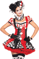 ピエロ・ハロウィンコスチューム LLA83929