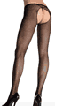 輸入下着 LLA1404 Crotchless Fishnet Pantyhose