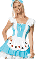 コスチューム LLA83064-8999S Alice Girl Costume with Petticoat