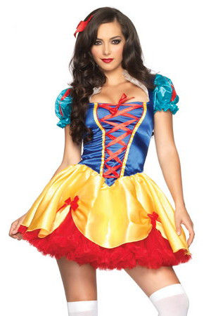 コスチューム LLA83616-8990 Fairy Tale Snow White Costume with Petticoat