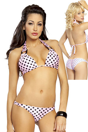 輸入水着 LJV3020 2pc Halter Bikini
