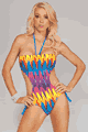 輸入水着 LFP441204 Corsica One Piece Padded Swimsuit