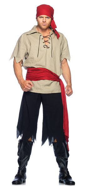 コスチューム LLA83648 4pc Cutthroat Pirate Costume
