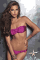 輸入水着 LLFL276070-276305 Quiero Fiesta Bow Bandeau Top and Scrunch Side Bottom