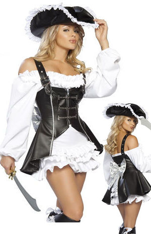 コスチューム LRB4214 4pc Pirate Maiden Costume