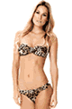 輸入水着 LVIX058316-175316 Toulouse Ruffle Bandeau and Band Full Bottom