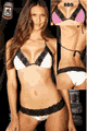 輸入水着 LJYLT-L9 Lacey Triangle Top and Scrunch Bottom