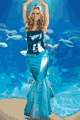コスチューム LDG7609 Sea Diva Costume 3pc Set