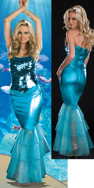 コスチューム LDG7609 Sea Diva Costume 3pc Set