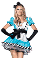 コスチューム LLA83773-A1697-12BBL Charming Alice Costume with Petticoat and Gloves