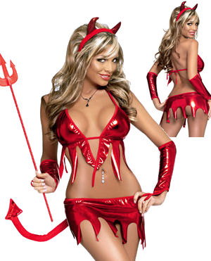 コスチューム LMSC113 Satan Temptress Costume