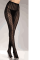 輸入下着 LBW589Q Seamless Lycra Mesh Stripes Pantyhose