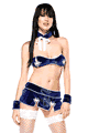 コスチューム LFP189410 Asian Delight Dragon Print Lingerie Set