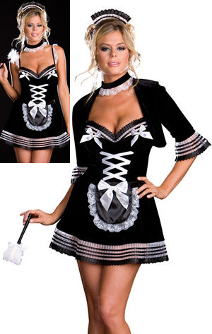 コスプレ衣装 LDG6441 Maid My Day Costume 6pc Set