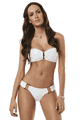 輸入水着 LPQSNOWT14001-BF1201 Snow Smoked Square Bandeau Top and Tab Full Bottom