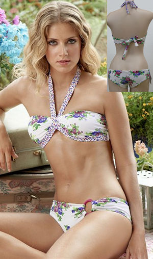 輸入水着 LHAB26 Journey Floral Bandeau Bikini
