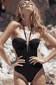 輸入水着 LCJOP111201-CO Horseshoe Bandeau One Piece Swimwear