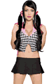 コスチューム LRB4127 2pc Sassy School Girl