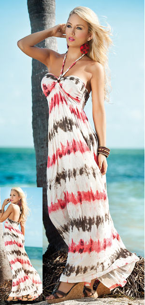 輸入水着 LEP4773 Full Length Bandeau Dress