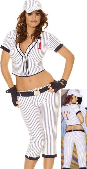 コスチューム LEM9949 5pc Homerun Hottie Costume
