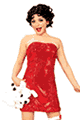 コスチューム LRU888024 Betty Boop Costume