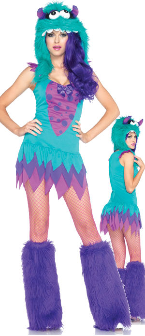 コスチューム LLA83922 2pc Fuzzy Frankie Costume