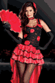 コスチューム LDG8221 Flamenco Costume 4pc Set