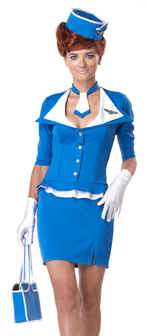 コスチューム LCC01209 Retro Stewardess Costume
