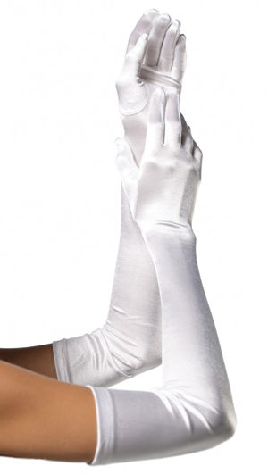 ダンス衣装 LLA16B Satin Upper Length Gloves