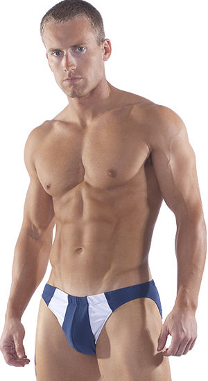 輸入水着 LGSN4501 Nautical Hi-Cut Swim
