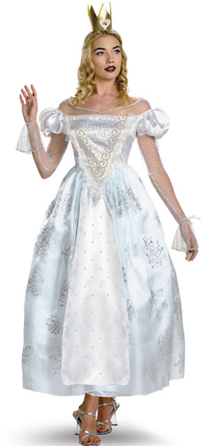 コスチューム LDS24903 White Queen Deluxe Adult Costume
