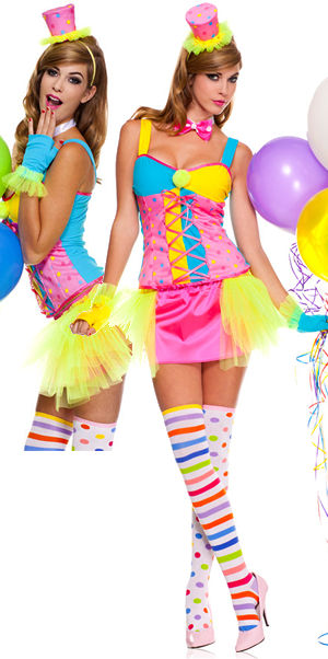 コスチューム LML70495 Miss Clowning Around Costume