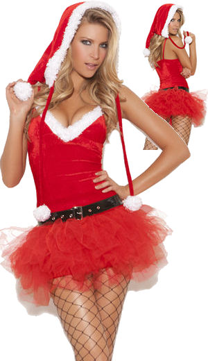 コスチューム LEM9062 Santas Sweetie Costume 3pc Set