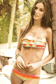 輸入水着 LPH520051-350051 Selka Frill Bandeau Bikini with Intermedium Bottom