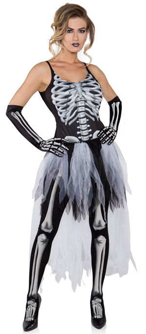 コスチューム LUW29617 Sexy Skelton Costume