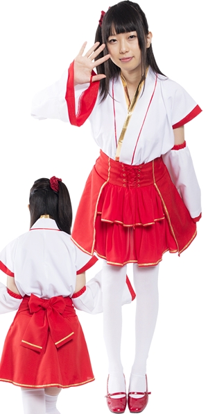 コスチューム JCS4560320855163 でんぱ組.inc巫女コスチュームセパレート袖