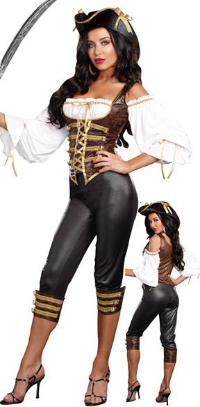 コスチューム LDG9871 Sea Worthy Pirate Female Costume
