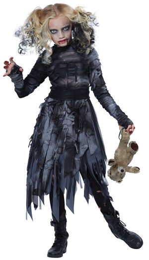 コスチューム LCC00488 Zombie Girl Children Costume