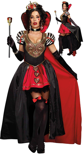 コスチューム LDG9908 Queen of Hearts Female Costume