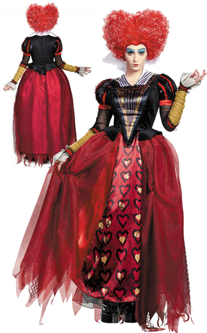 コスチューム LDS10184 Red Queen Deluxe Adult Costume