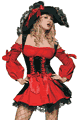 コスチューム LLA83157-8999 Vixen Pirate Wench Costume with Petticoat