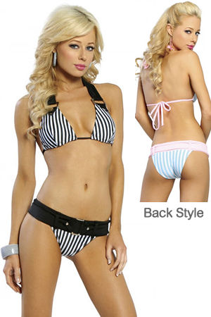輸入水着 LJV3250 Halter Top and Bottom