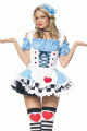 コスチューム LLA83354-8990-6008 Miss Wonderland Costume Set