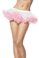 コスチューム LLA8993 Puffy Chiffon Mini Petticoat