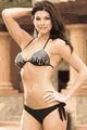 輸入水着通販 LDG5784 Ombre Sequin Lined Halter Swimwear Bikini Set