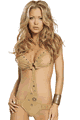 輸入水着 LJV9011 Faux Suede One Piece Bikini