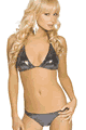 輸入水着 LJV2000SQ Stretch Faux Sequin Bikini