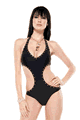 輸入水着 LFP449104 Mediterranean Cut Out Swimsuit