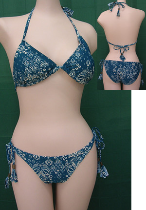 輸入水着 LZZFE21SW202 Forever21 Abstract Printed Triangle Bikini